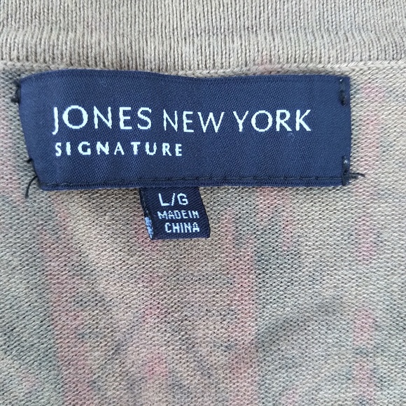 Jones New York Signature Cardigan Like New L - Picture 5 of 6